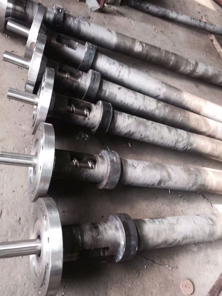 厂家生产定制 φ50  PVC/EPDM封边条挤出机螺杆机筒