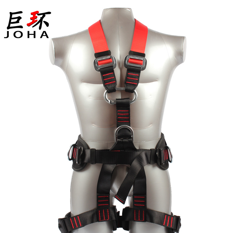 巨环高空作业安全带空调安装五点式户外施工保险带安全绳电工腰带