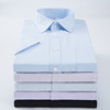 2020 new pattern man Short sleeve shirt LOGO Professional suit business affairs shirt