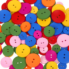 Colorful Wooden Buttons Children's Handmade DIY Wooden Button Making Kindergarten Sweater Buttons Button Painting Material