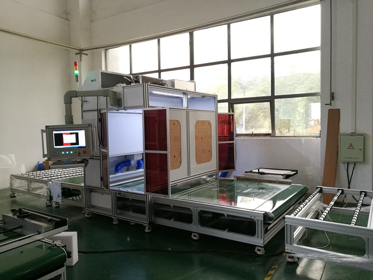 发光路名牌导光板激光打点机，激光定制尺寸导光板激光打点机