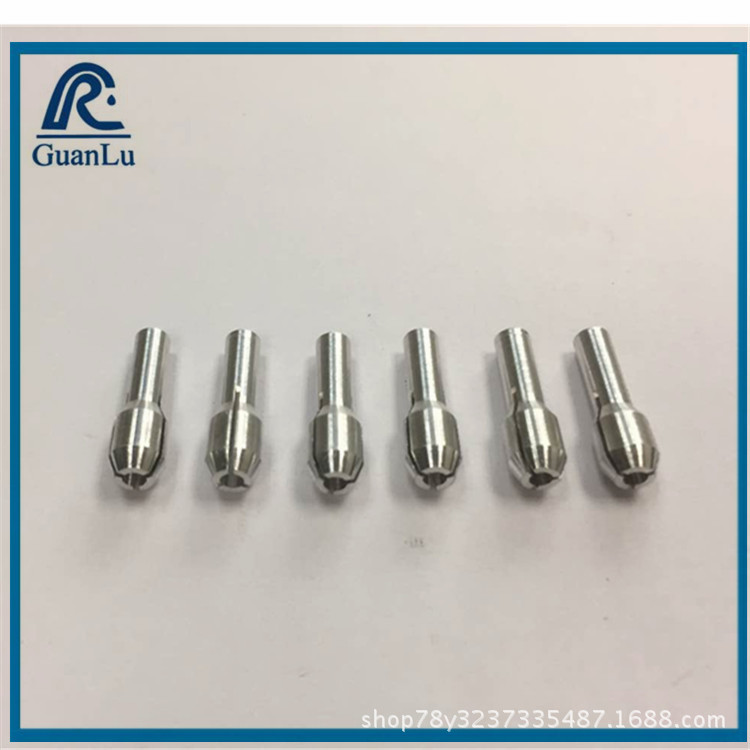 工厂直销 精密自动车床件 笔式机配件 美甲手磨机配件 三瓣夹嘴