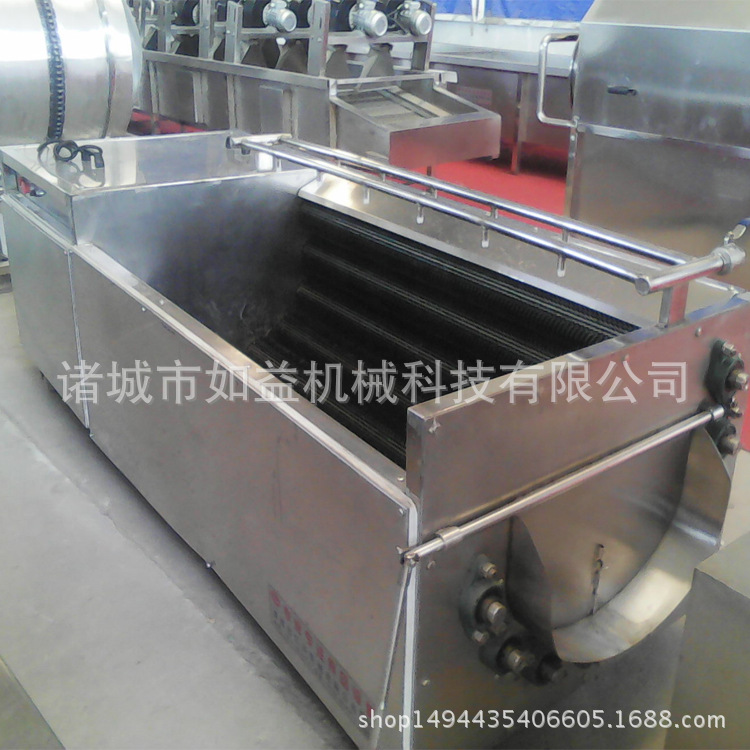 如益源头厂家毛刷红薯去皮机 红薯条加工流水线成套【支持定做】
