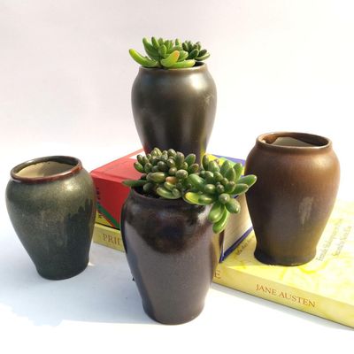 粗陶多肉小花盆SF001  多款混裝 花盆批發 簡約風格 ZAKKA花盆