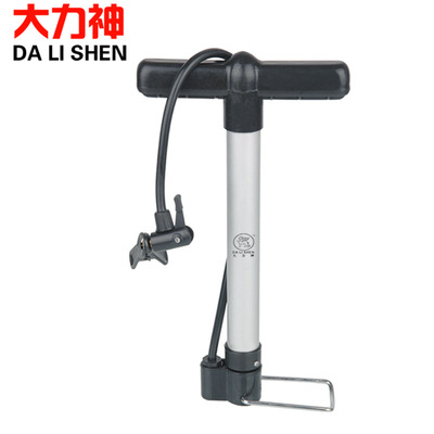 大力神新款手动打气筒美嘴英嘴山地自行车农用车轮胎铝合金充气筒|ms