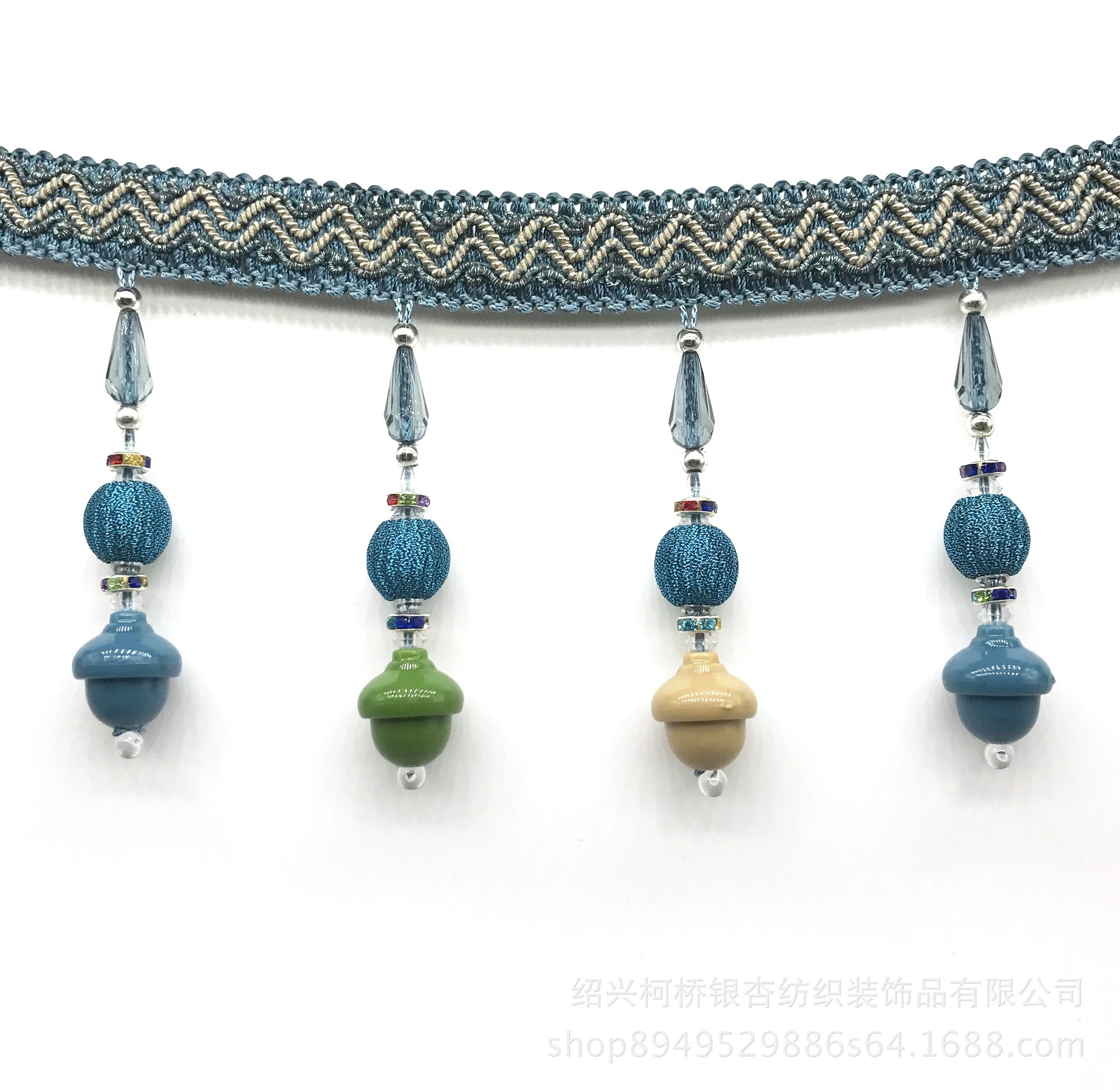 Cloth, high-end beads, 12m