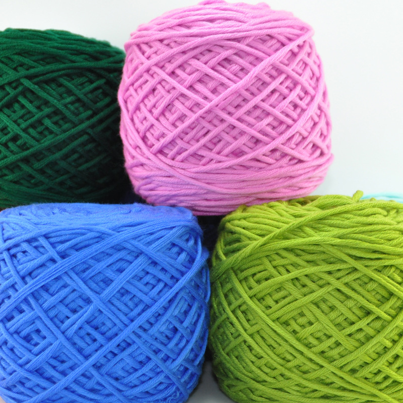 批发16股粗毛线男女织围巾毛线 编织情人棉牛奶棉钩针线