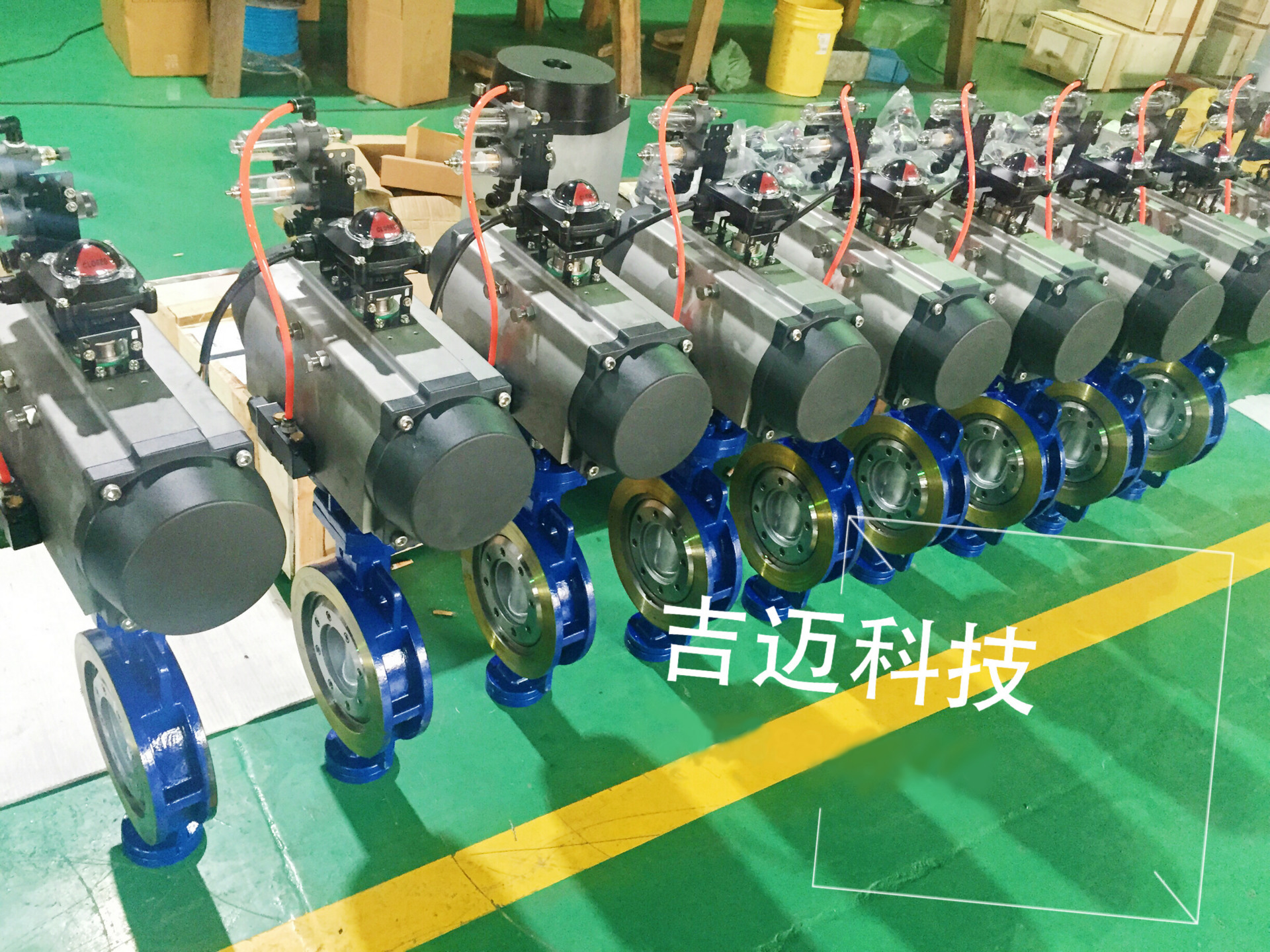 气动蝶阀D71X-16 气动三偏心蝶阀 源头厂家批发 气动硬密封蝶阀