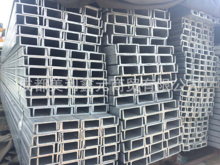 批发热镀锌槽钢18#镀锌槽钢大厂槽钢Q235材质库存充足