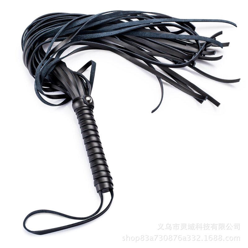 Factory Direct Supply of Sexy Cowhide Loose Whip, Adult Sex Whip Toy, Handheld Whip, Female Appliance Stage Props