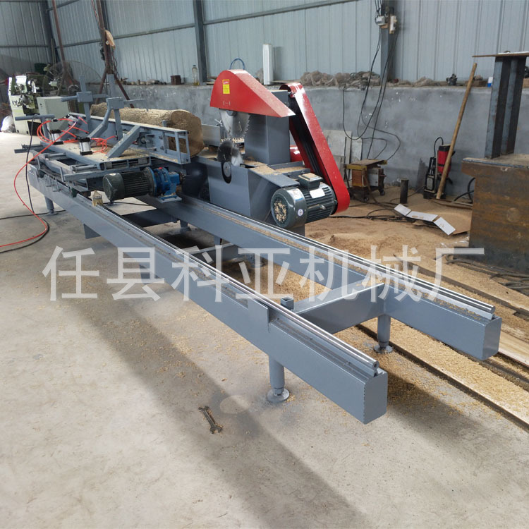 全自动圆木推台锯3米原木配件精密度高操作简便高精度加工