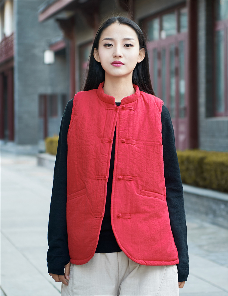 Gilet femme NIAN BAIXIU SPINNING en Chanvre - Ref 3316222 Image 20