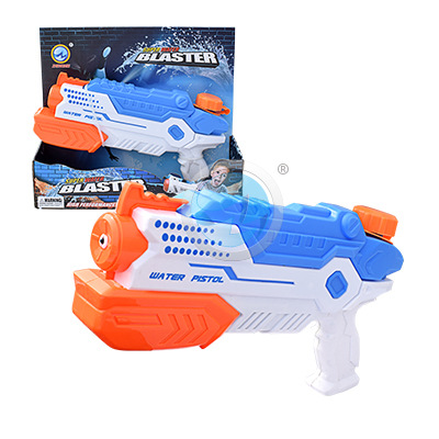 Yimei nueva presión directa de extracción de alta presión pistola de agua de playa para niños juguetes al aire libre gran almacenamiento de agua salpicaduras de agua Festival de agua tiro al agua