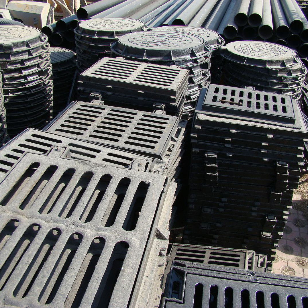 陕西铸铁井盖厂家 球墨铸铁防沉降井盖 雨水下水道阀门井盖阴井盖