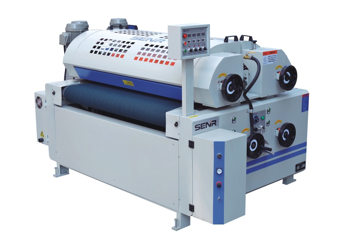 直销竹木纤维板UV淋涂生产线