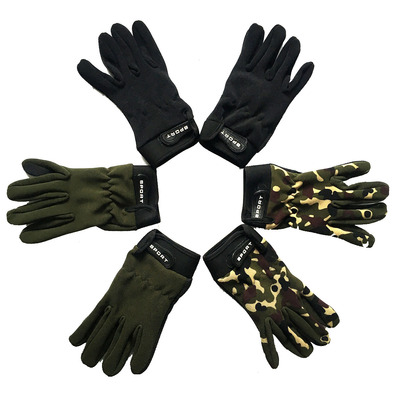 秋冬骑行全指手套运动健身户外拓展劳保手套减震防寒四季手套|ms