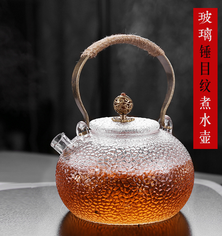 厂家货源   耐热玻璃耐高温茶壶 耐热玻璃茶壶 可定制 耐热耐高温