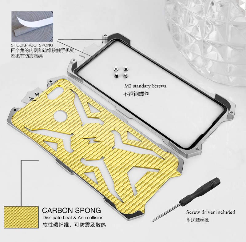 SIMON THOR Aviation Aluminum Alloy Shockproof Armor Metal Case Cover for Xiaomi Mi 5X