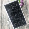 T20 wholesale thanank you thanks to label black and white home make homemade baking decorative seal stickers