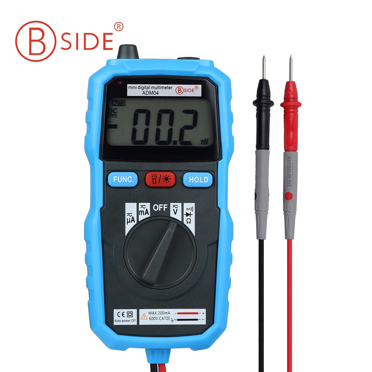 BSIDE ADM04 Высокоточный Автоматический диапазон электрика бытовой цифровой универсальный счетчик мультиметр MS8232