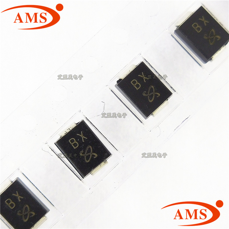 SMBJ22CA 丝印：BX 封装SMB 贴片威世VISHAY双向TVS管 全新现货