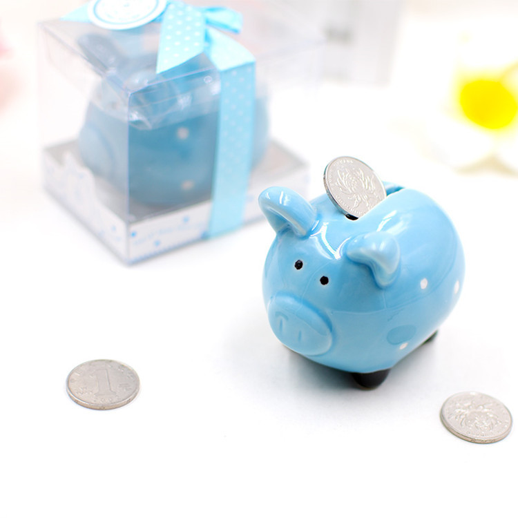 Piggy Bank Animal White Pottery Toys display picture 6