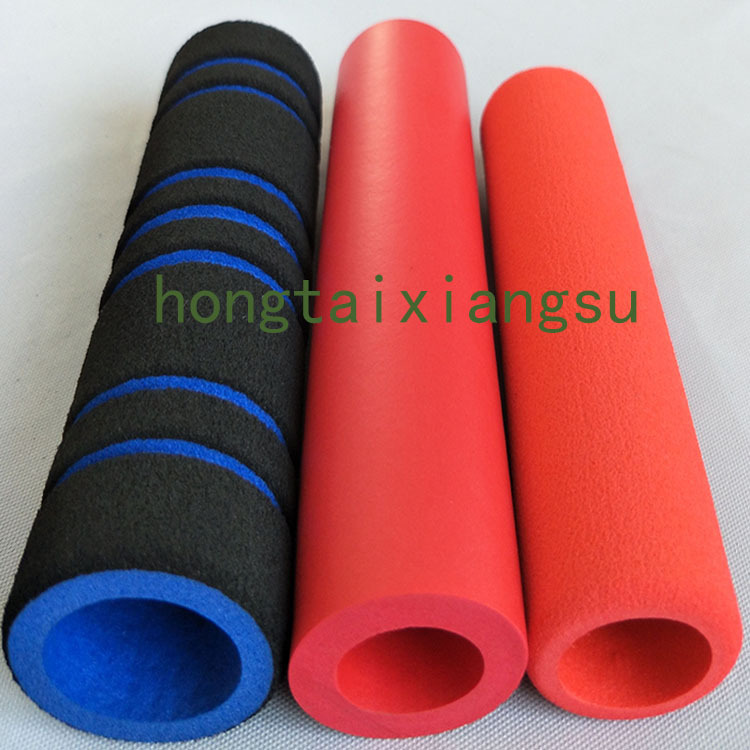 新款nbr健身运动器材橡塑海绵套 光面扶手发泡管 eva泡棉手把套