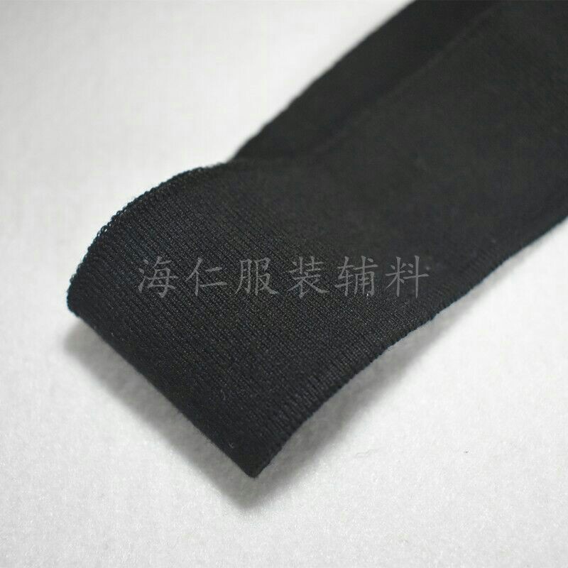 厂家直销 针织横机弹力全涤罗纹领口 袖口 夏装单层罗口下摆辅料