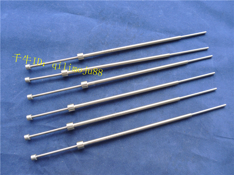 供应塑料模具配件 进口司筒 扁顶杆 双节顶针\托针 推管 顶管