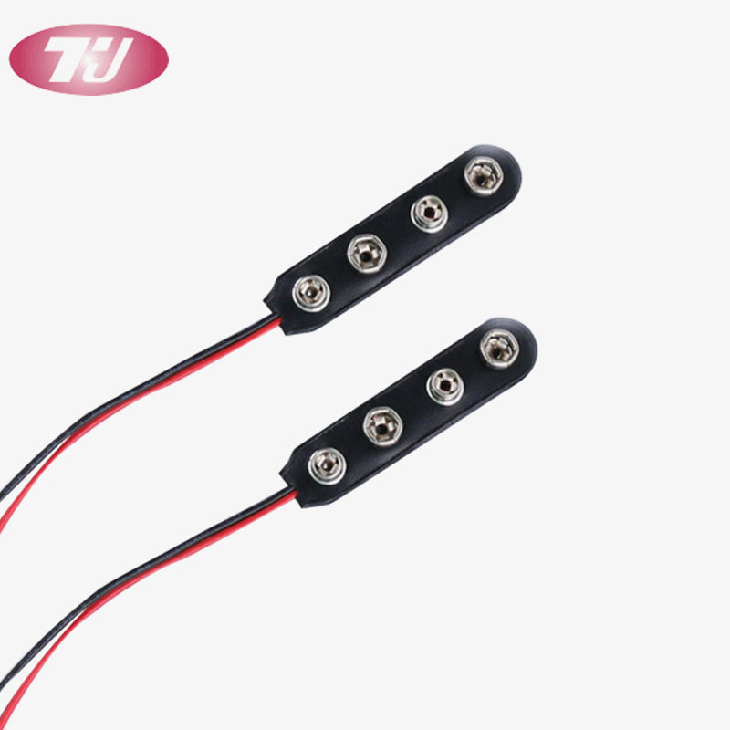 批量生产 I型硬胶电池扣 强化安全9v电池扣