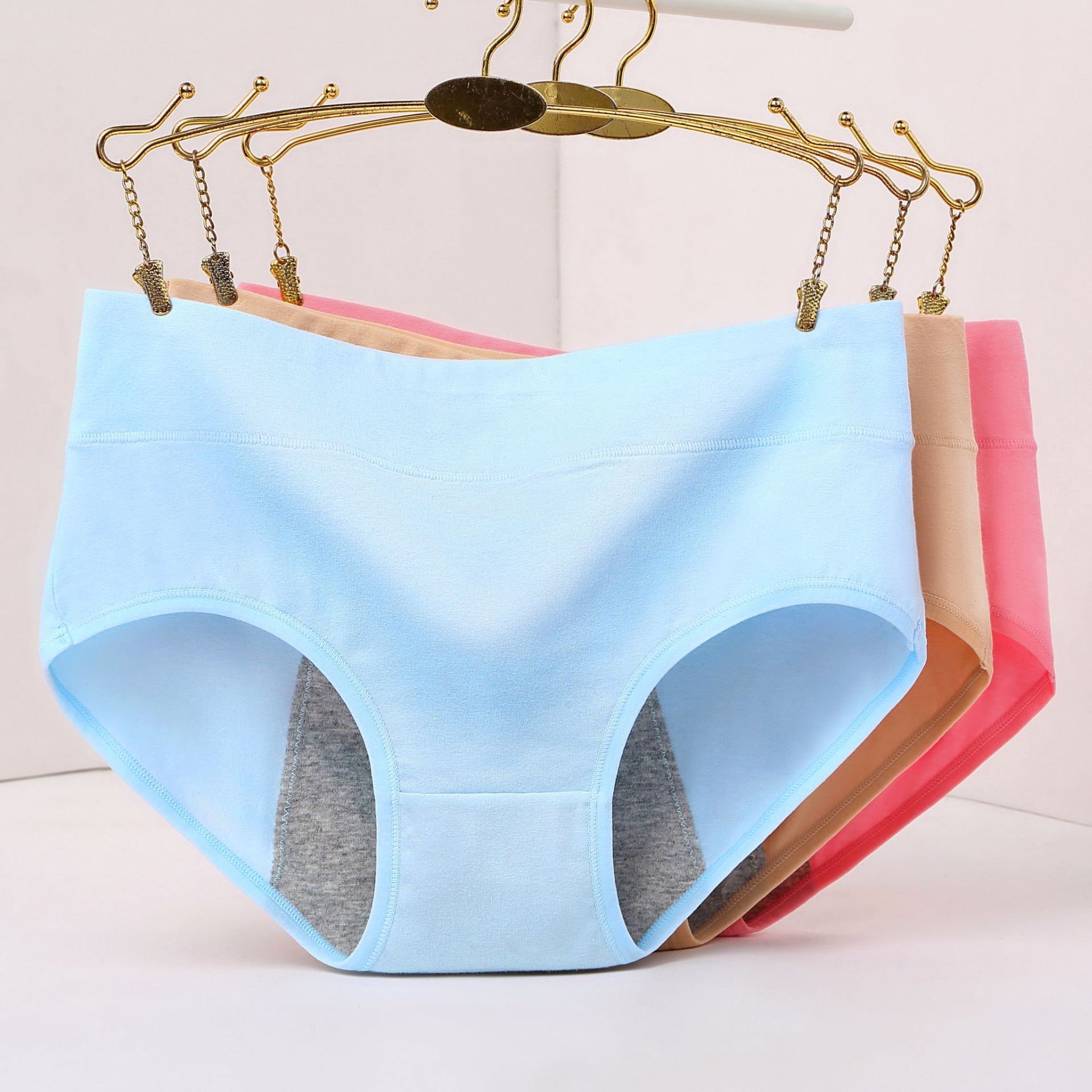 [Explosive money]pure cotton lady Physiology Underwear wholesale Leak proof ventilation Middle-waisted Menstrual period Ladies Underwear 1068