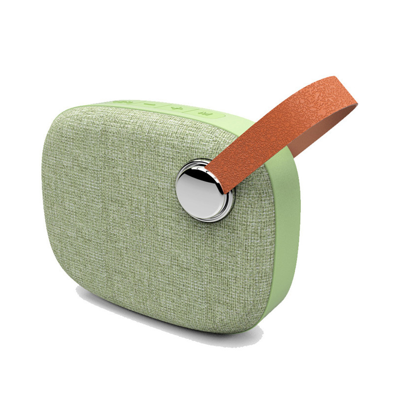 originality Fabric art Bluetooth Speaker Mini Insert card Subwoofer Portable Outdoor cloth Net surface sound desktop gift customized