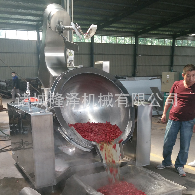 电加热酱料炒制设备 热干面酱料行星炒锅 火锅底料搅拌炒料机