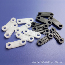 塑料壓線板一字平面圓角凸型固線器壓線夾弧形橋型電纜電線壓線片