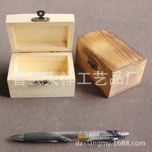 Factory direct spot custom vintage wooden box drum surface gift packaging box sample box packaging box storage box