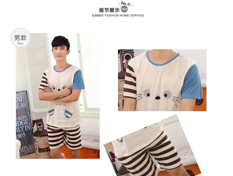 Pyjama mixte OTHER   en Polyester Polyester  à manche courte - Ref 3006409 Image 14