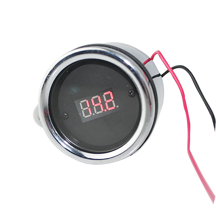 摩托车改装电压表 改装数字电压表仪表摩托车仪表12V 数显仪表|ms