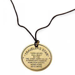 Retro Skywheel Brass TN Traveler Notebook Pendant Hook Creative Handmade DIY Decorative Necklace