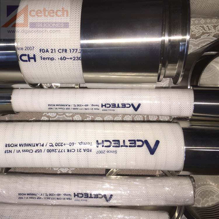 供应硅胶钢丝软管 环保型弹性 柔型硅胶软管 硅胶网纹管生产厂家