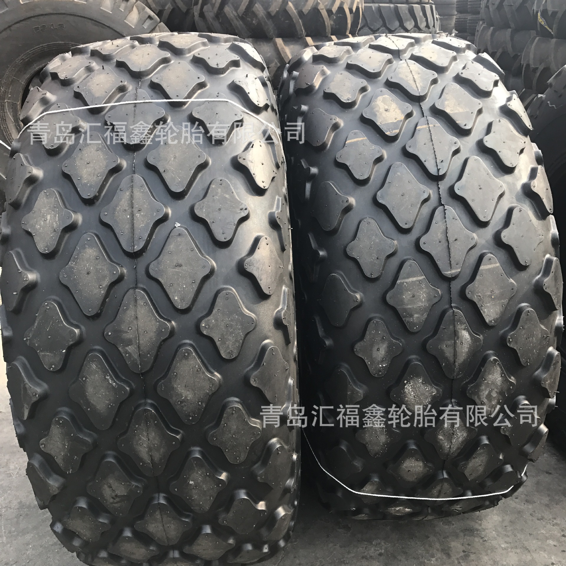 现货销售 菠萝花纹 压路机轮胎 三包质量 23.1-26