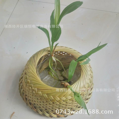 Cooperative Bamboo Flower basket wholesale DIY Flower basket