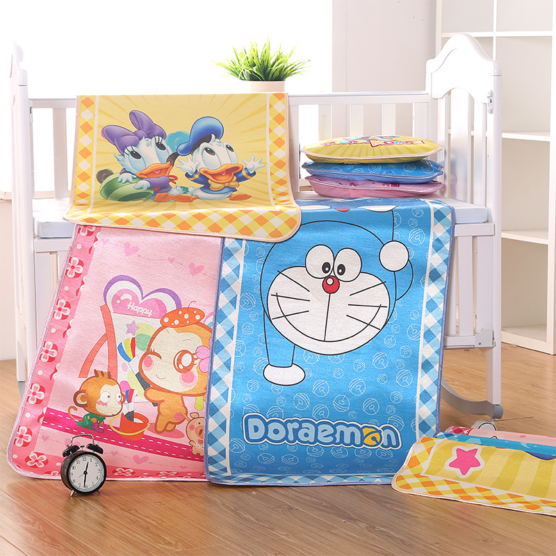 Baby Mat Ice Silk Printed Baby Mat Kidsren's Mat Crib Mat Stroller Mat Custom Manufacturer Wholesale