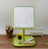 Квадратное светодиодное креативное зеркало, креативная настольная лампа