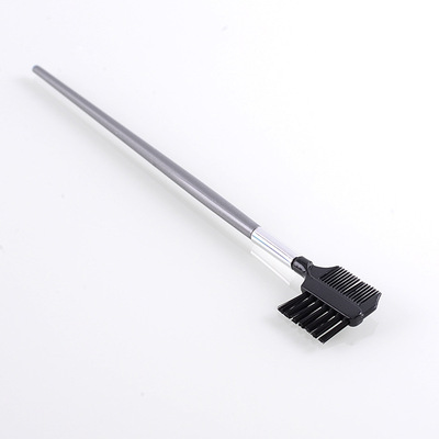 Manufactor supply Dual use Double head Wooden handle Eyebrow comb Makeup Eyebrow brush Eyebrow Brush Makeup Tools Eyebrow brush