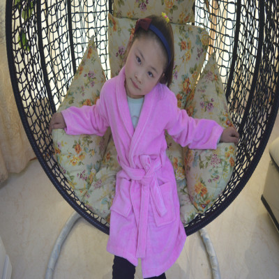 Manufactor Produce hotel pure cotton Cede Bathrobe Children&#39;s Bathrobes Can be customized logo