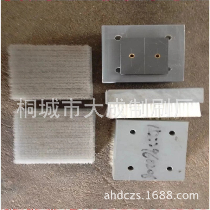 供应配轴承连轴植毛刷辊  输送线抗摩擦毛刷板 PCB精密设备板刷