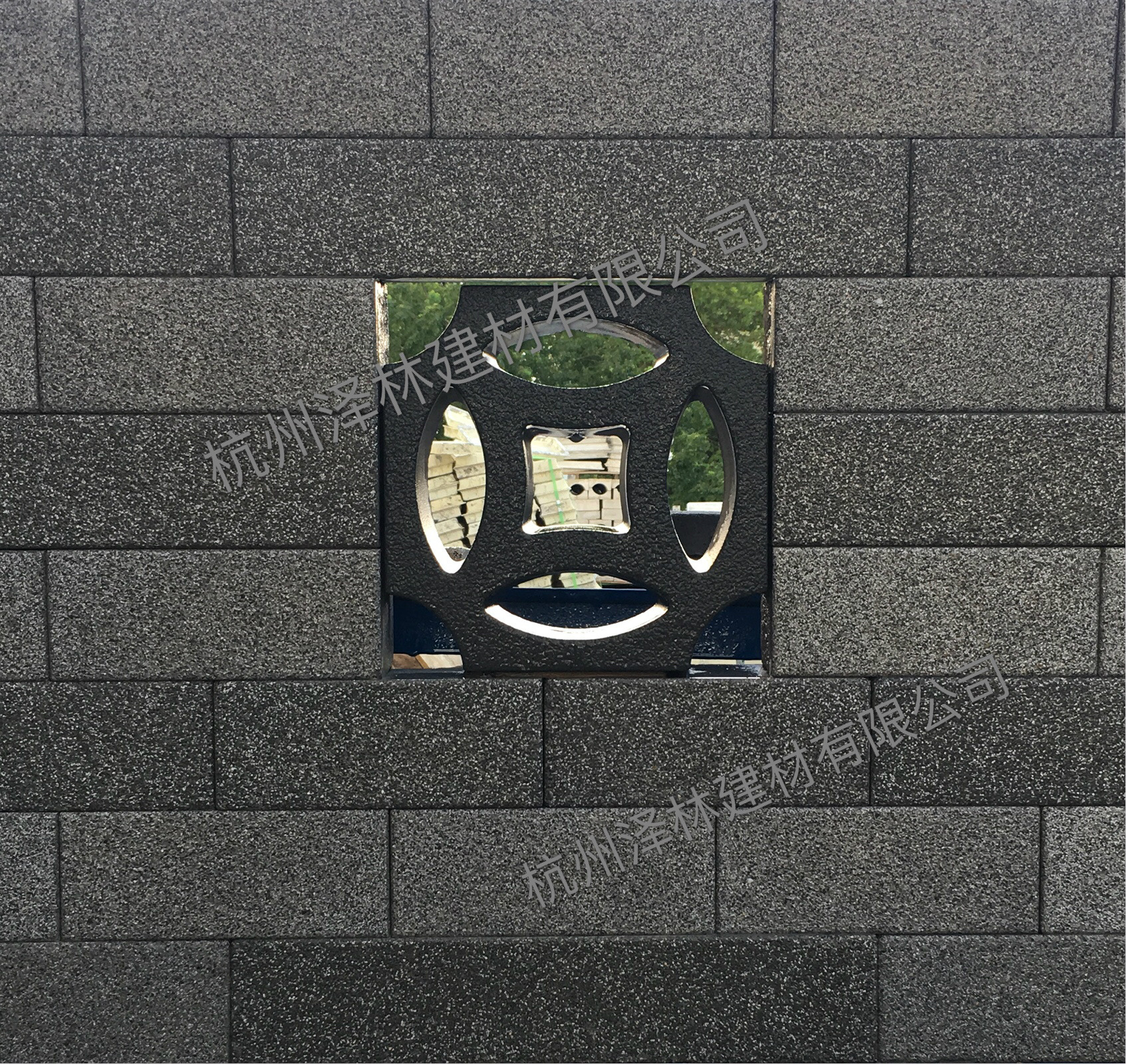 PC仿石窗花300*300*80