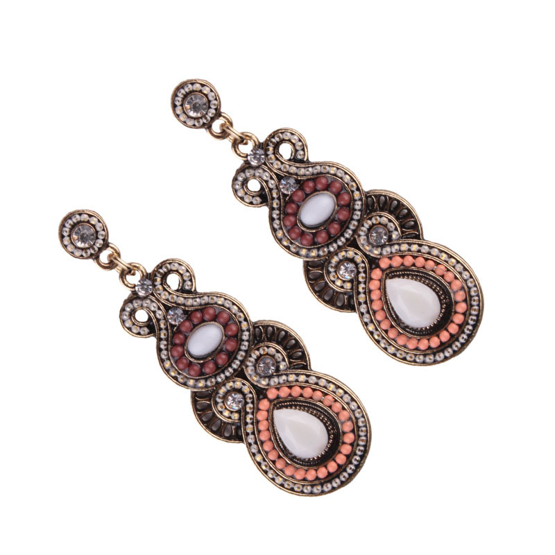 Alternative alloy hand made earring (color)NHJQ9258-color