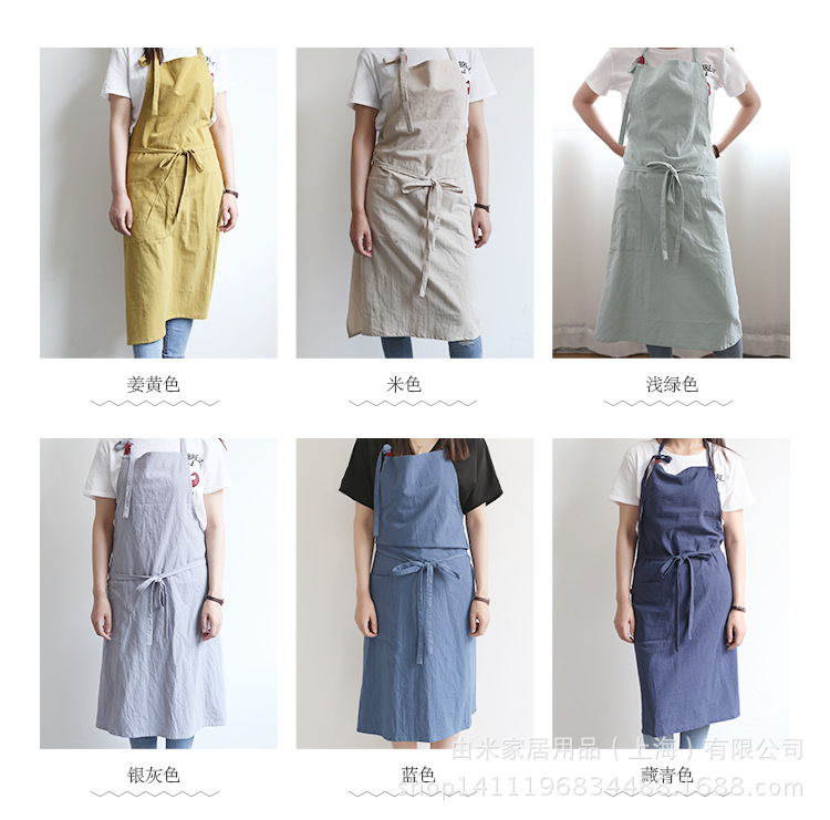 阿里巴巴-纯色围裙_04
