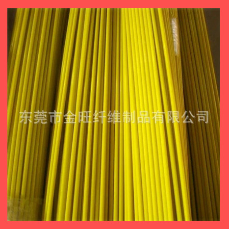 黄色玻璃纤维杆，耐高温12*10mm玻璃纤维杆/空心玻璃钢纤维杆